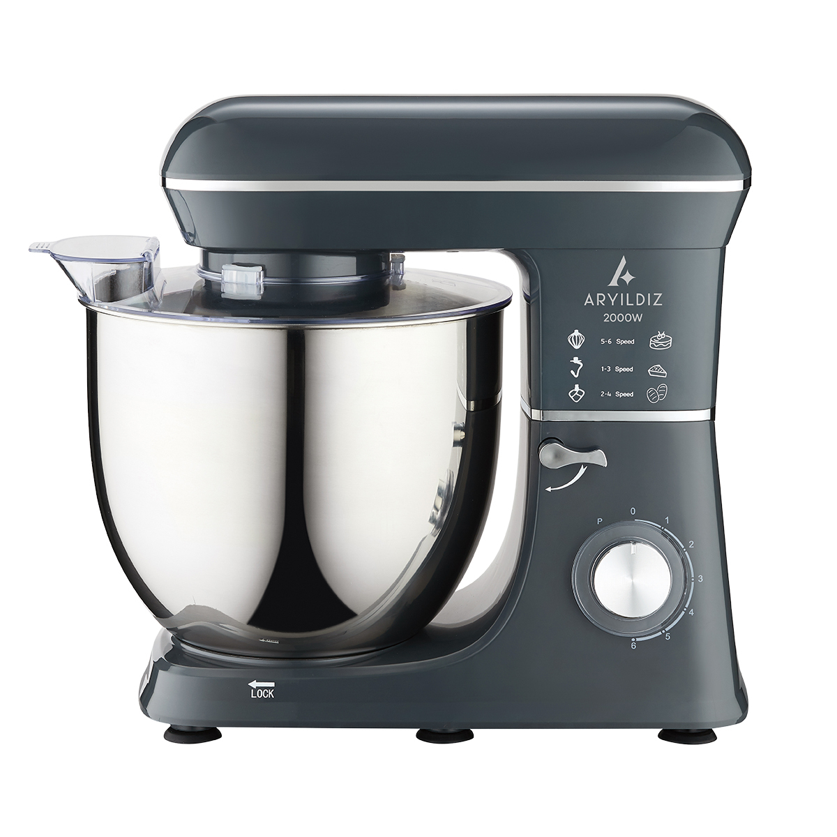 Aryıldız Power Chef XXL Mikser 10 Litre Hazne