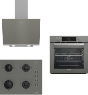 Arçelik Fibona Gri Ankastre Set OCD T 651 EG + AFC 330 G + ADE 606-4 G