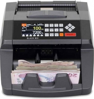 Black Mix Renkli Ekran Para Sayma Makinesi