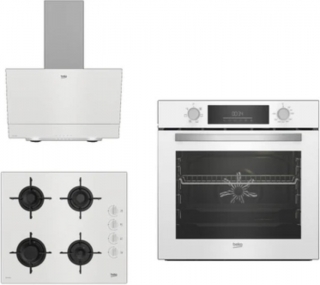 Bosch New White Ankastre Set BOCD T 6011 EB + BFC 330 B + BDE 6050 HB