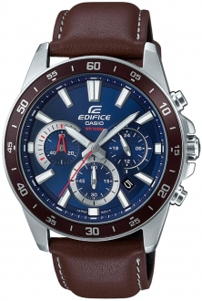 Casio Edifice EFV-570L-2AVUDF Kol Saati (Gri / Kahverengi)