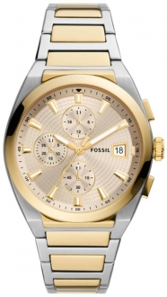 Fossil FS5796 Kol Saati (Çelik / Altın / Gri)