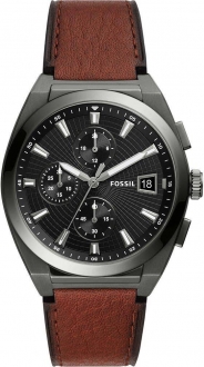 Fossil FS5799 Kol Saati (Deri / Koyu Gri)