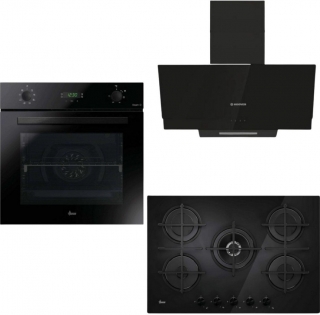 Hoover XL Siyah Ankastre Set HVG7PB