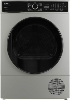Vestel KMI 108402 G WIFI Isı Pompalı Kurutma Makinesi (Gri)